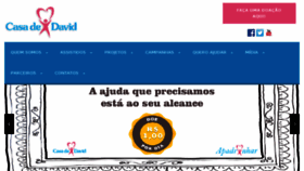 What Casadedavid.org.br website looked like in 2017 (6 years ago)