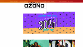 What Capadeozono.com website looked like in 2017 (6 years ago)