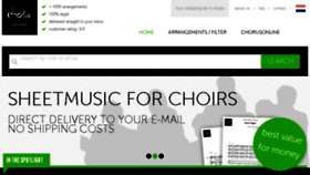 What Chorusonline.com website looked like in 2017 (6 years ago)