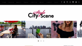 What Citystylescene.com website looked like in 2017 (6 years ago)