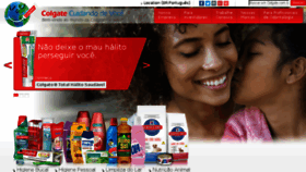 What Colgatepalmolive.com.br website looked like in 2017 (6 years ago)