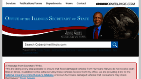 What Cyberdriveillinois.org website looked like in 2017 (6 years ago)