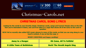 What Christmas-carols.net website looked like in 2017 (6 years ago)