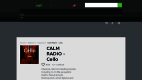 What Calmcello.radio.net website looked like in 2017 (6 years ago)