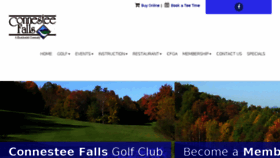 What Connesteefallsgolf.com website looked like in 2017 (6 years ago)