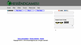 What Chessendgames.com website looked like in 2017 (6 years ago)