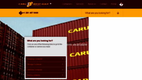 What Carucontainers.com website looked like in 2017 (6 years ago)