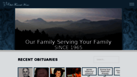 What Clickfuneralhome.com website looked like in 2017 (6 years ago)