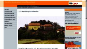 What Cdu-mahlberg.de website looked like in 2017 (6 years ago)