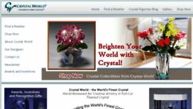 What Crystalworld.com website looked like in 2017 (6 years ago)