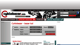 What Cyklobazar.info website looked like in 2017 (6 years ago)