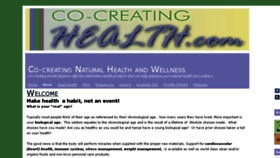 What Co-creatinghealth.com website looked like in 2017 (6 years ago)