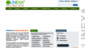 What Clinexa.com website looked like in 2017 (6 years ago)