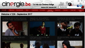 What Cinergie.be website looked like in 2017 (6 years ago)