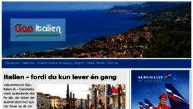 What Ciao-italien.dk website looked like in 2017 (6 years ago)