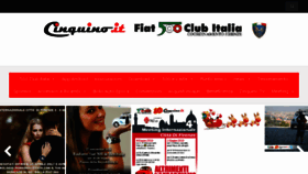 What Cinquino.it website looked like in 2017 (6 years ago)