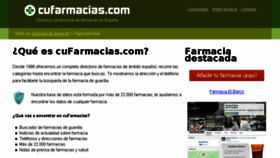 What Cufarmacias.com website looked like in 2017 (6 years ago)