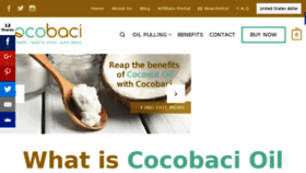 What Coco-baci.com website looked like in 2017 (6 years ago)