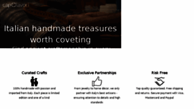 What Capolavori.com website looked like in 2017 (8 years ago)