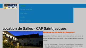 What Capsaintjacques.fr website looked like in 2017 (6 years ago)
