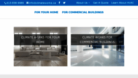 What Climateworks.ca website looked like in 2017 (6 years ago)