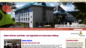 What Caritas-haus-feldberg.de website looked like in 2017 (6 years ago)