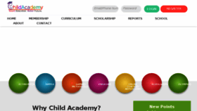 What Childacademy.in website looked like in 2017 (6 years ago)