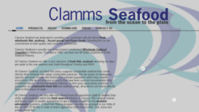 What Clamms.com.au website looked like in 2017 (6 years ago)