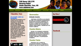 What Cabstereo.com website looked like in 2017 (6 years ago)
