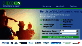 What Check-berufsunfaehigkeit.de website looked like in 2017 (6 years ago)