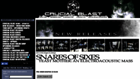 What Crucialblast.net website looked like in 2017 (6 years ago)