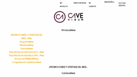What Cavevinum.com website looked like in 2017 (6 years ago)