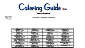 What Cateringguideusa.com website looked like in 2017 (6 years ago)