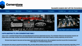What Cornerstoneenergyinc.com website looked like in 2017 (6 years ago)