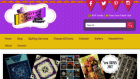 What Cottoncandyquiltshoppe.com website looked like in 2017 (6 years ago)