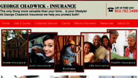 What Chadwickinsurance.com website looked like in 2017 (6 years ago)