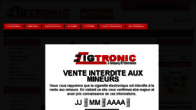What Cigtronic.fr website looked like in 2017 (6 years ago)