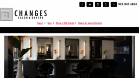 What Changessalon.com website looked like in 2017 (6 years ago)
