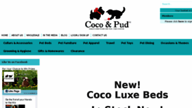 What Cocoandpud.com.au website looked like in 2017 (6 years ago)