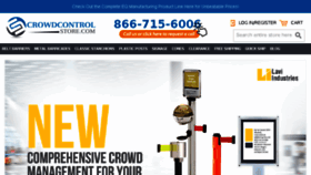 What Crowdcontrolstore.com website looked like in 2017 (6 years ago)
