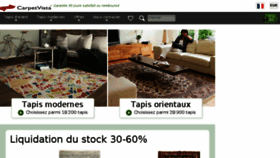 What Carpetvista.fr website looked like in 2017 (6 years ago)