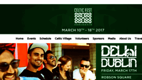 What Celticfestvancouver.com website looked like in 2017 (6 years ago)