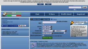 What Chatitaly.it website looked like in 2017 (6 years ago)