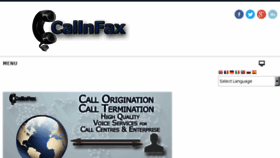 What Callnfax.com website looked like in 2017 (6 years ago)