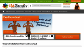 What Clubfamily.de website looked like in 2017 (6 years ago)