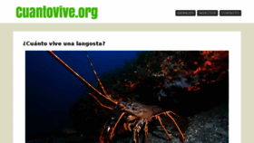 What Cuantovive.org website looked like in 2017 (6 years ago)