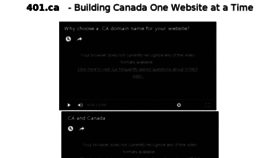 What Casr.ca website looked like in 2017 (7 years ago)