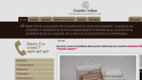 What Couette-online.fr website looked like in 2017 (6 years ago)