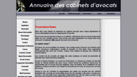 What Cabinets-avocats.net website looked like in 2017 (6 years ago)