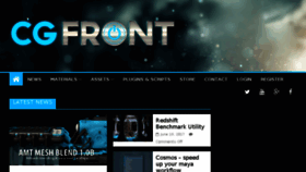 What Cgfront.com website looked like in 2017 (6 years ago)